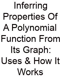 Inferring Properties Of A Polynomial Function From Its Graph: Uses & How It Works